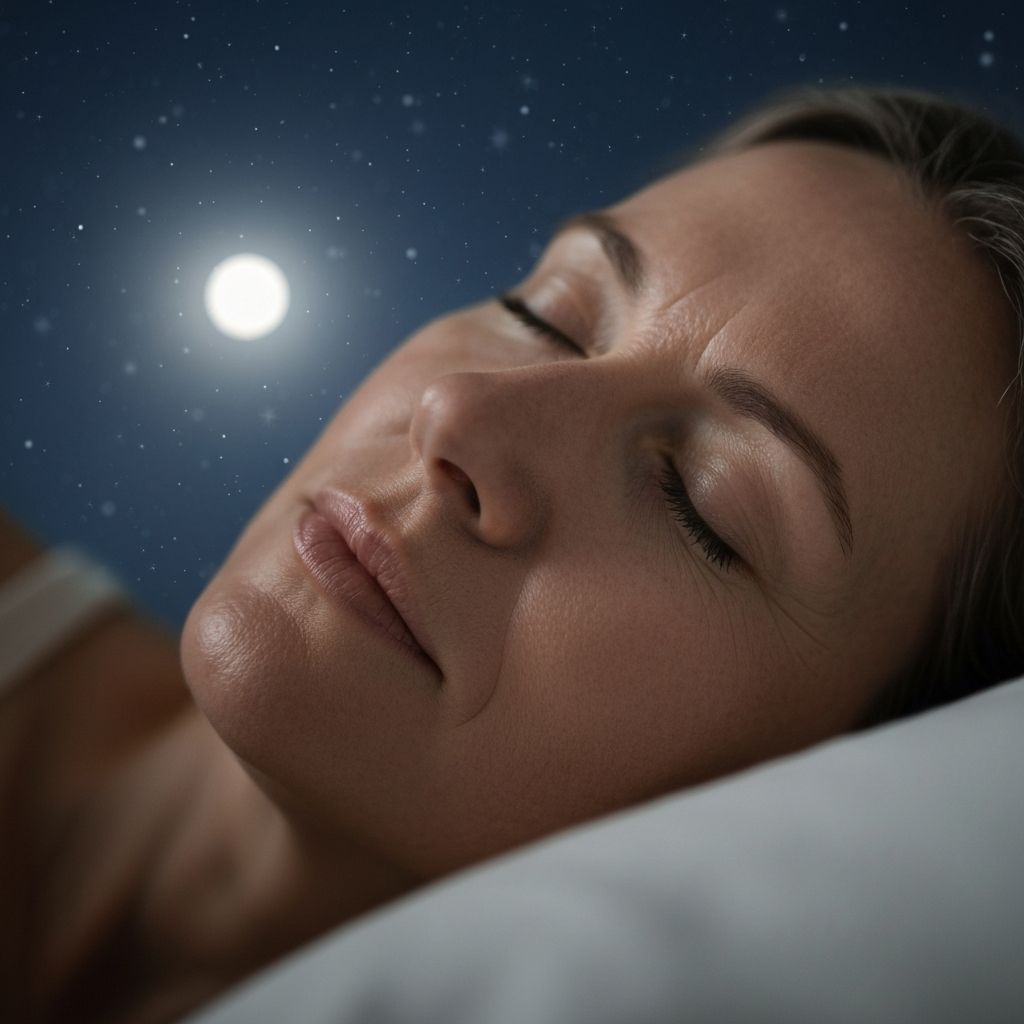 Nocna regeneracja skóry - spokojne uczucie podczas snu